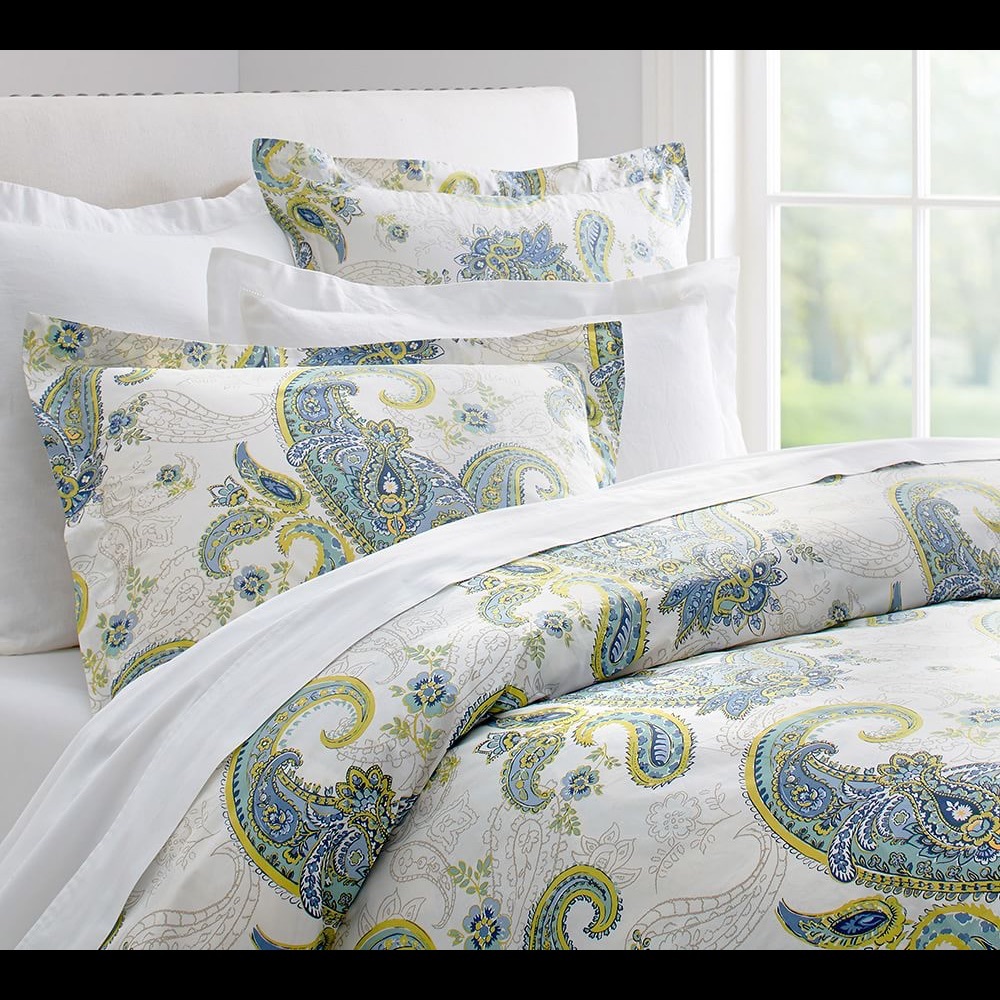 NWT Annie Paisley Organic Euro Shams (Set of 2)